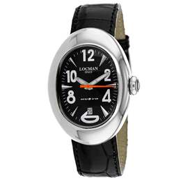 Женские классические часы Locman с черным циферблатом 7766783328316 | black