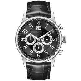Мужские часы Christian Van Sant Heritage с черным циферблатом 7841717059644 | black