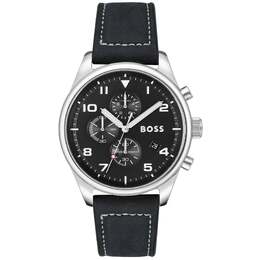 Мужские часы Hugo Boss View с черным циферблатом 7766792142908 | black