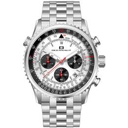 Мужские часы Oceanaut Flight с серебристым циферблатом, серебряный 7769026789436 | silver