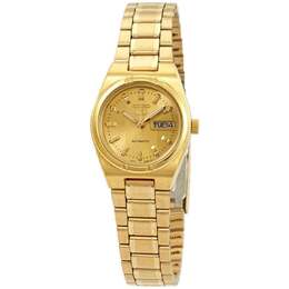 Женские часы Seiko Series 5 с золотым циферблатом, золотой 7863275061308 | gold