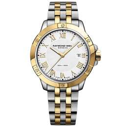 Мужские часы Raymond Weil Tango с белым циферблатом 7796744060988 | white