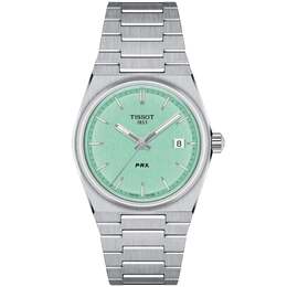 Tissot Мужские часы T-Classic PRX со светло-зеленым циферблатом 7880881766460 | light green