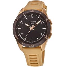 Tissot T-Touch Connect Solar Sport GMT кварцевые цифровые часы с розовым золотом и силиконовым ремешком из титана мужские часы 7853089423420 | digital