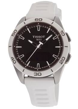 Tissot T-Touch Connect Solar Sport GMT кварцевые цифровые часы с титановым белым силиконовым ремешком мужские часы T153.420.47.051.03 7838339366972 | digital
