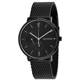 Мужские часы Tommy Hilfiger с черным циферблатом 7908495228988 | black
