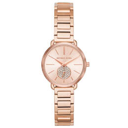 Michael Kors Portia MK3839 женские кварцевые часы цвета розового золота 28 мм 7762636111932 | gold