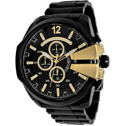 Мужские часы Diesel с черным циферблатом 7766764912700 | black