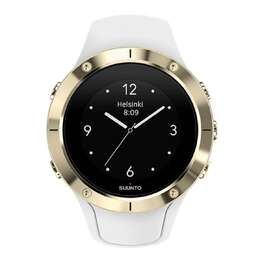 Suunto Spartan Trainer Gold Tone Безель Белый ремешок Мужские часы SS023426000 7876923228220 | digital