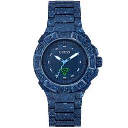 Guess Мужские часы NoTide Ocean из пластика с темно-синим циферблатом 7809299775548 | navy blue