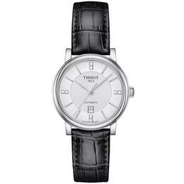 Женские часы Tissot Carson Premium Automatic с серебристым циферблатом, серебряный 7880878358588 | silver