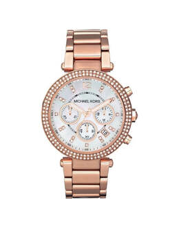 Michael Kors Parker MK5491 женские часы-хронограф из розового золота 39 мм 7762631589948 | gold