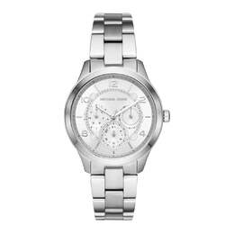 Michael Kors Runway MK6587 женские кварцевые часы серебристого тона 38 мм, серебряный 7762630737980 | silver