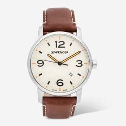 Часы Wenger Swiss Army мужские 01.1741.133 Urban Metro бежевый циферблат 42 мм 7762864832572 | multi