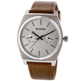 Женские часы Nixon Time Teller с серебряным циферблатом 7047053967420 | silver