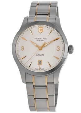 Victorinox Swiss Army Alliance автоматические двухцветные стальные белые циферблатные мужские часы 241874 7838351720508 | white