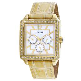Guess женские изысканные часы с перламутровым циферблатом, цвет mother of pearl 7766788177980 | mother of pearl