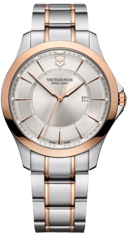 Victorinox Swiss Army Alliance кварцевые мужские часы с белым циферблатом из стали 241912 7839080611900 | white