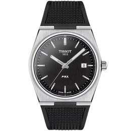 Мужские часы Tissot T-Classic PRX с черным циферблатом 7880882618428 | black