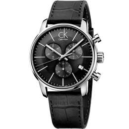 Мужские часы Calvin Klein City с черным циферблатом 7796757856316 | black