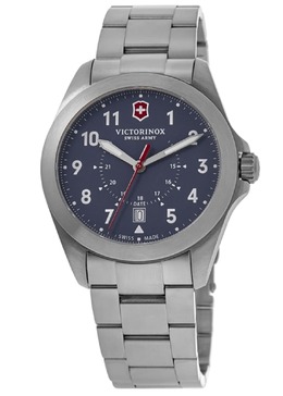 Victorinox Swiss Army Heritage кварцевые мужские часы из стали с синим циферблатом 241967 7838351654972 | blue