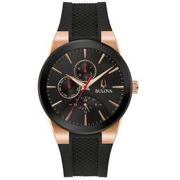 Мужские классические часы Bulova с черным циферблатом 7114958929980 | black