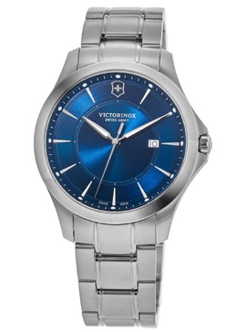 Victorinox Swiss Army Alliance кварцевые мужские часы из стали с синим циферблатом 241910 7839080153148 | blue