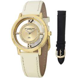 Женские часы Stuhrling Winchester с золотым циферблатом, золотой 7796743766076 | gold