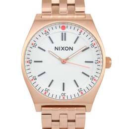 Часы Nixon Crew 39 мм из нержавеющей стали розового золота/кремового цвета A1186-2761 6906231717948 | multi