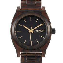 Часы Nixon Medium Time Teller Brown 31 мм A1214-400 6906212876348 | multi