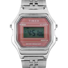 Часы Timex Digital Mini 27 мм цифровые кварцевые TW2T48500, цвет multi 6906210943036 | multi
