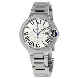 Pre-owned Pre-Owned Cartier Ballon Bleu Automatic Silver Dial Ladies Watch w6920071