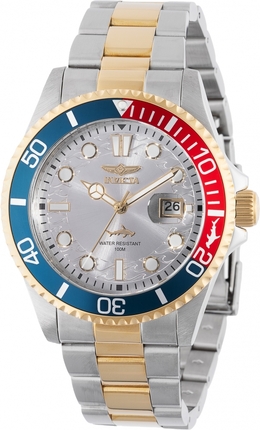 Invicta Pro Diver Mens Watch 44710 Silver Dial