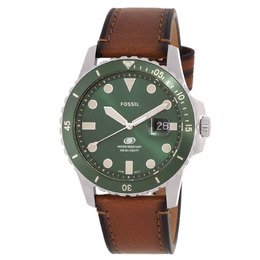 Fossil Blue Dive Quartz Green Dial Mens Watch FS5946