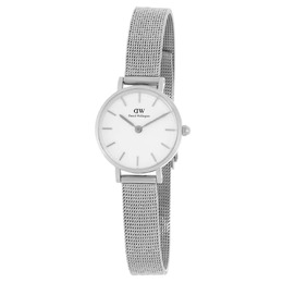 Daniel Wellington Petite Pressed Sterling Quartz White Dial Ladies Watch DW00100442