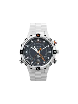 Timex Expedition Tide-Temp-Compass 45mm - Stainless Steel Case, Quartz Movement, Navy Blue Dial
