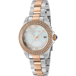 Invicta Angel Quartz White Dial Ladies Watch Model 36076