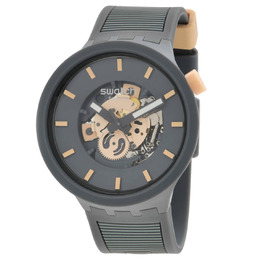 Swatch Thru The Horizon SB05M102 Grey Dial Mens Quartz Watch
