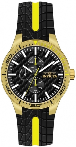 Invicta 48873 Mens Racing Quartz Black Dial Watch