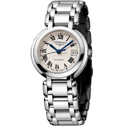 Женские часы Longines Primaluna L8.113.4.71.6, серебряный 7911207927868 | silver