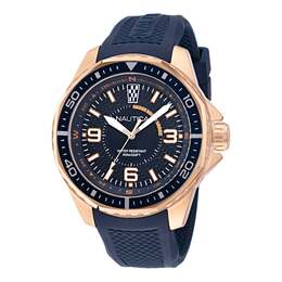 Nautica Mens Koh May Bay 3-стрелочные силиконовые часы, цвет assorted b 7734267740220 | assorted b