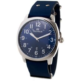 Folli Follie Кожаные женские часы, синий 7868542615612 | blue