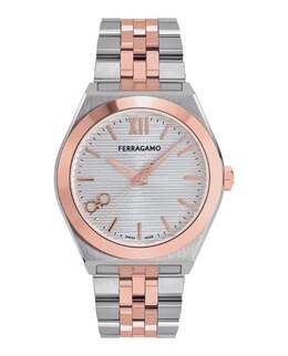 Часы Vega New Salvatore Ferragamo, цвет two tone/two tone/silver 7918349877308 | two tone/two tone/silver