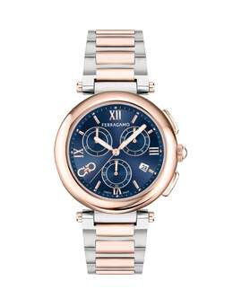Часы Ferragamo Legacy Salvatore Ferragamo, цвет two tone/two tone/blue 7258411139132 | two tone/two tone/blue
