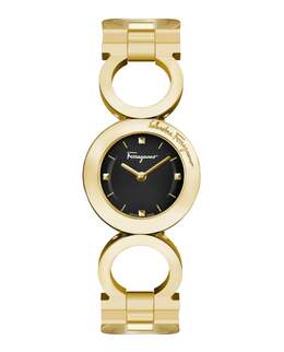 Часы Gancino Salvatore Ferragamo, золотой/золотой/черный 7875853451324 | gold/gold/black