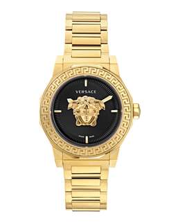 Часы Medusa Deco Versace, золотой/золотой/черный 7854910603324 | gold/gold/black