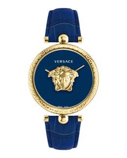 Часы Palazzo Empire Strap Versace, синий/золотой/синий 7780130488380 | blue/gold/blue
