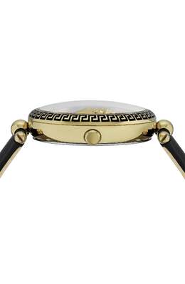 Кожаные часы Palazzo Empire Versace, черный/золотой/черный 7513155174460 | black/gold/black