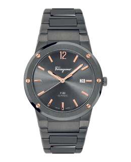 F-80 Классические часы-браслет Salvatore Ferragamo, серый/серый/серый 7780462526524 | grey/grey/grey