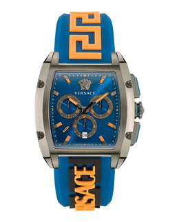 Часы Versace Dominus, цвет blue/ip gunmetal/blue 7907607740476 | blue/ip gunmetal/blue